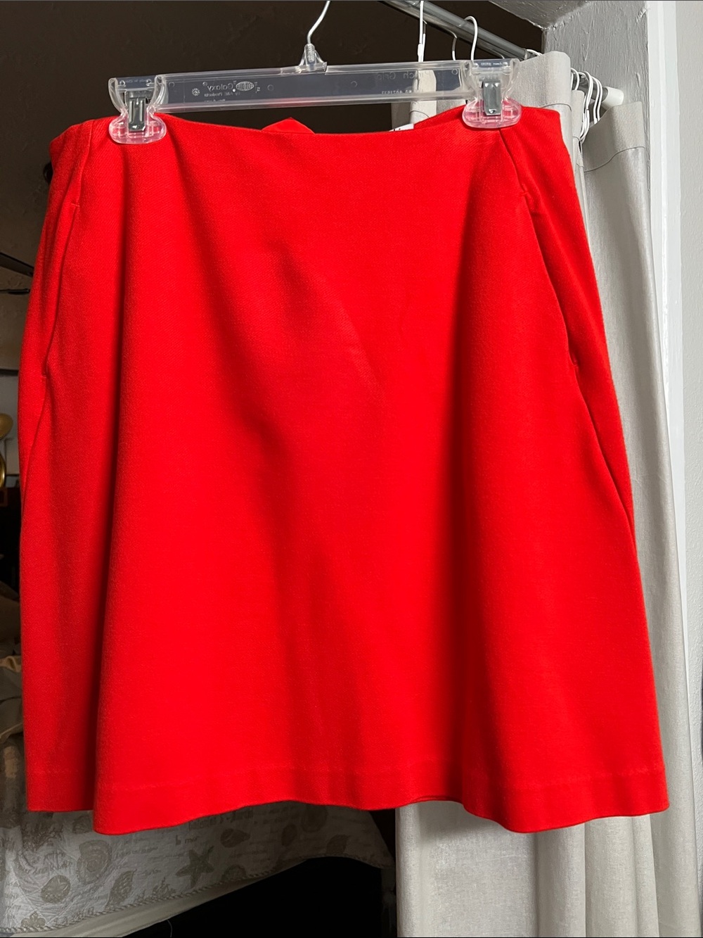 Cabi Red A-Line Skirt